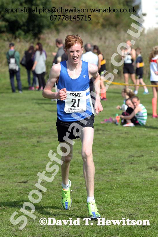 Mens under-17s Sunderland Harreirs Cross Country. Photo: David T. Hewitson/Sports for All Pics